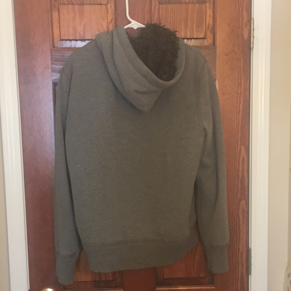 American Eagle Heavy Zip Up Hoodie - Picture 2 of 6